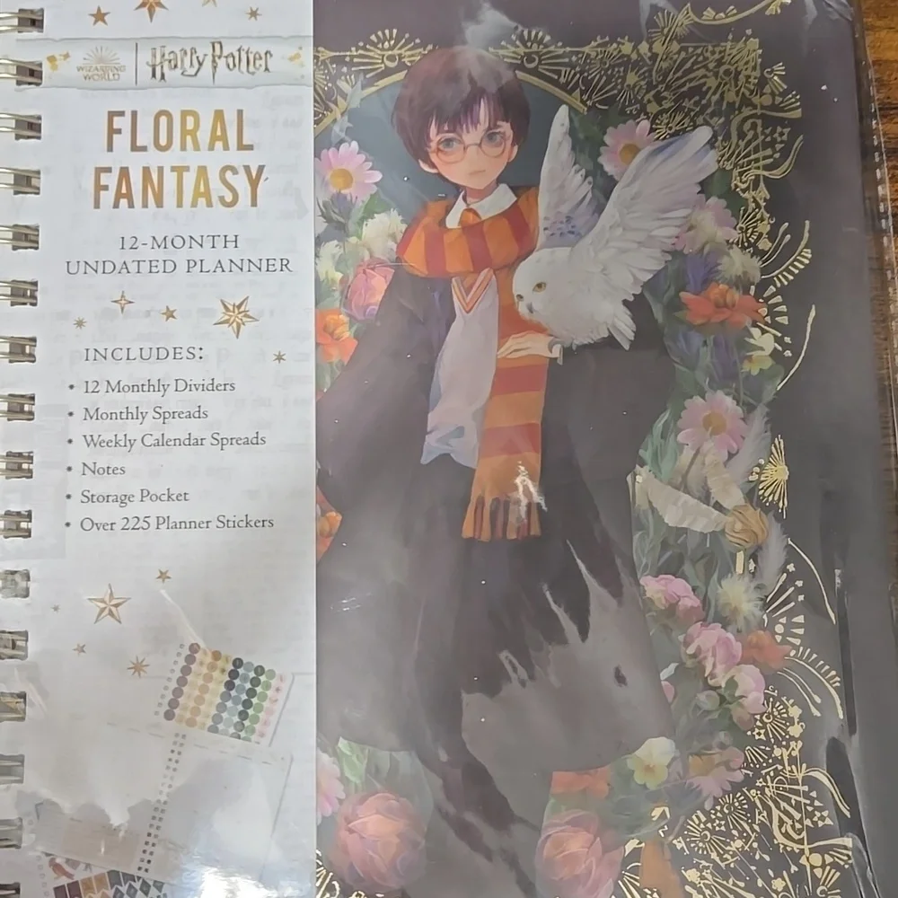 Harry Potter Floral Fantasy Planner